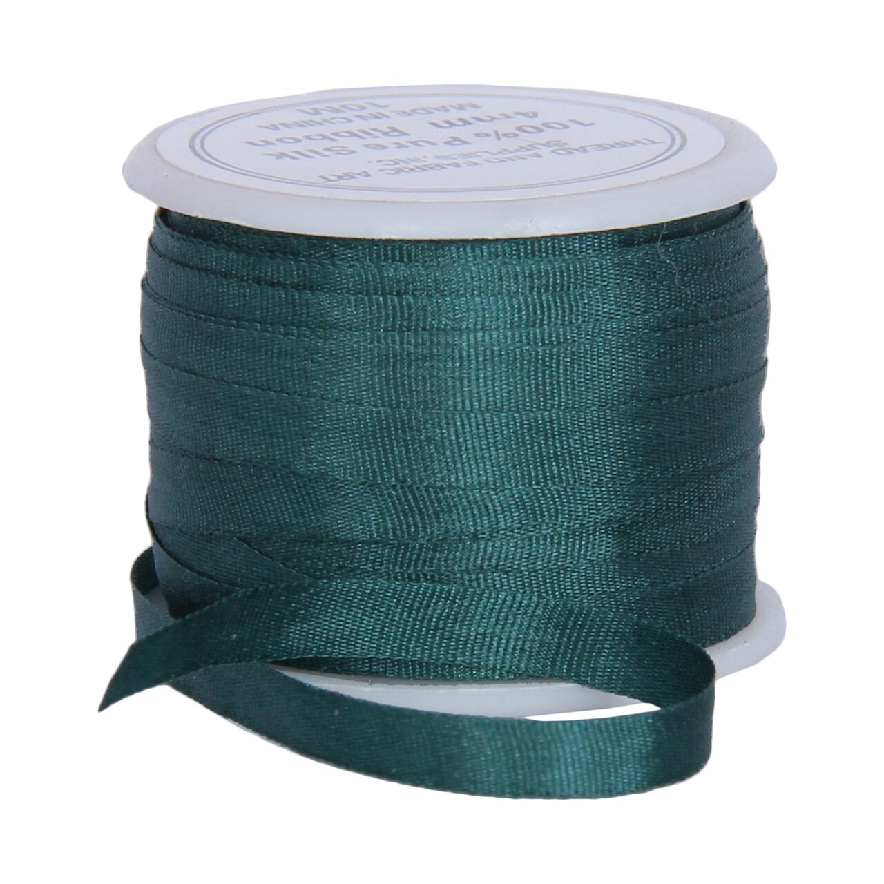 Threadart 100% Pure Silk Ribbon - 3 Widths 2MM, 4MM, 7MM - 50 Colors Available